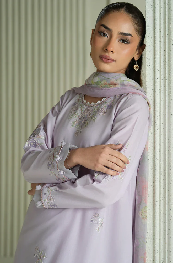 Cross Stitch - 3PC Lawn Embroidered Suit - BFB0251