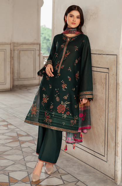 Jazmin - 3PC Lawn Embroidered Suit - BFB0214