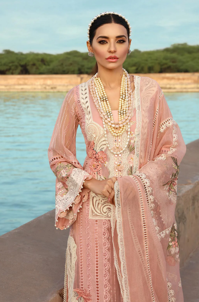 Crimson - 3PC Lawn Embroidered Suit - FFU0184