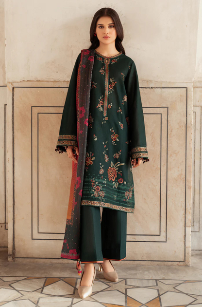 Jazmin - 3PC Lawn Embroidered Suit - BFB0214