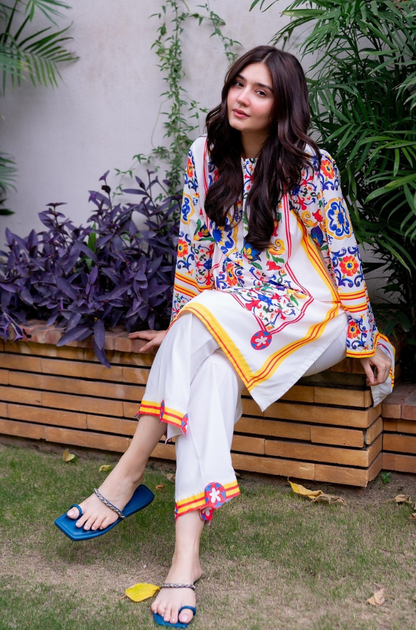 COCO by Zara Shahjahan - 2PC Lawn Digital Printed Suit- BFU0101