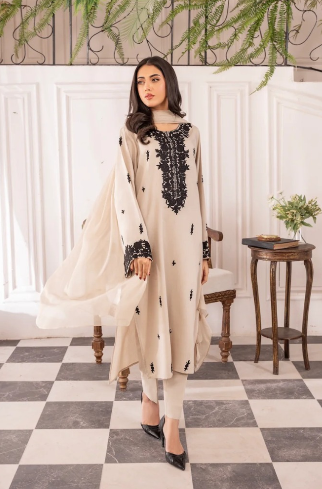 Mirana - 3PC Lawn Embroidered Suit - FFU0127 - Farakh Fabrics