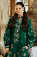 BAROQUE - 3PC Lawn Embroidered Suit - FFU0164