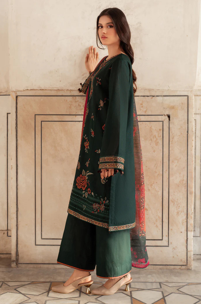 Jazmin - 3PC Lawn Embroidered Suit - BFB0214