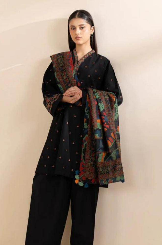 Sapphire - 3PC Lawn Embroidered Suit - BFB0221