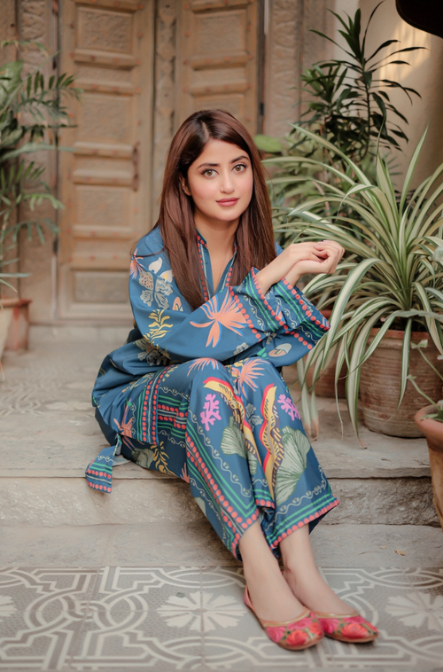 COCO by Zara Shahjahan - 2PC Lawn Digital Printed Suit- BFU0102