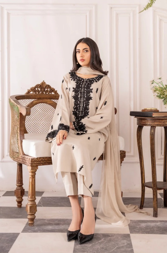 Mirana - 3PC Lawn Embroidered Suit - FFU0127 - Farakh Fabrics
