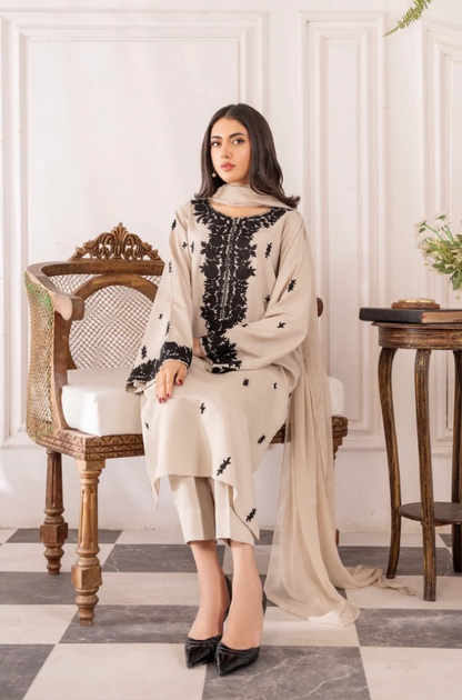 Mirana - 3PC Lawn Embroidered Suit - BFU0088