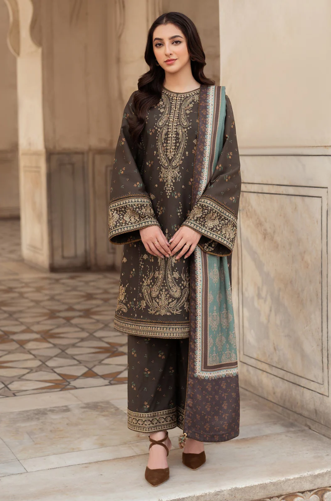 Jazmin - 3PC Lawn Embroidered Suit - BFB0213