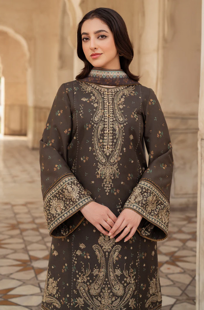 Jazmin - 3PC Lawn Embroidered Suit - BFB0213