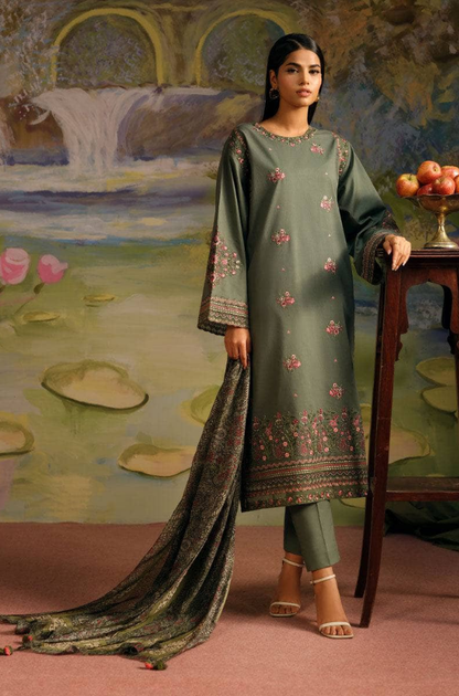 Sapphire - 3PC Lawn Embroidered Suit - BFB0240