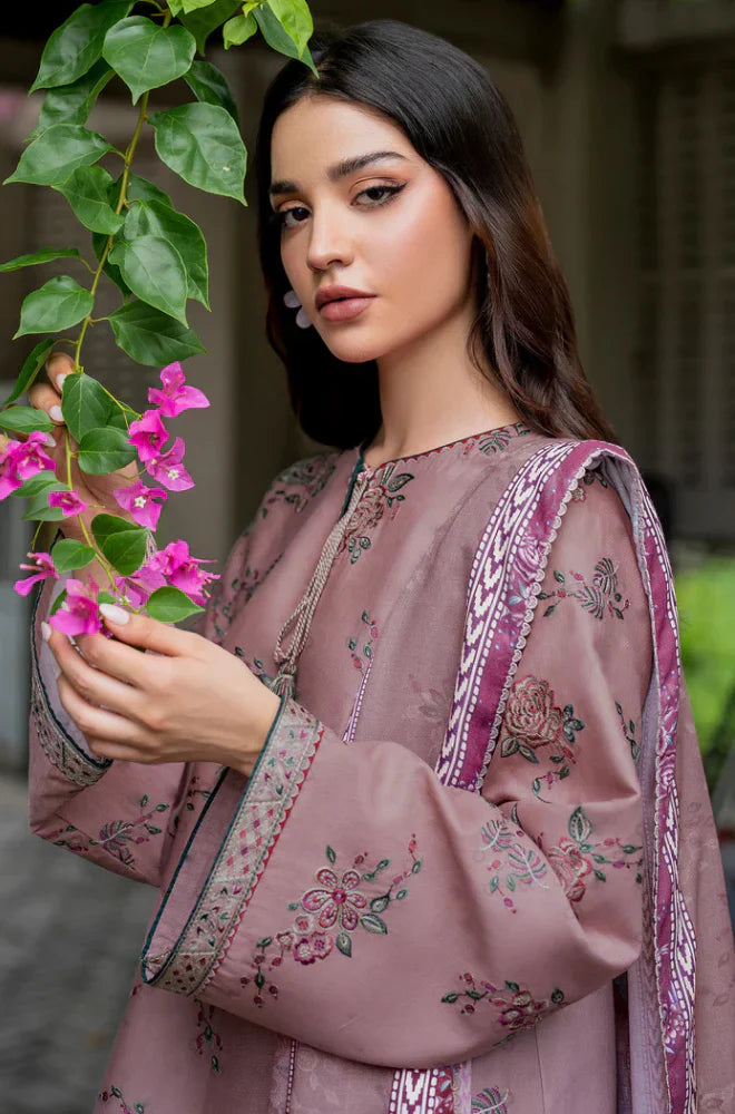 Jazmin - 3PC Lawn Embroidered Dress - BFU0079