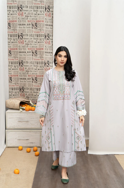 Urge - 3PC Lawn Embroidered Suit - BFU0022