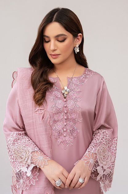 Nadia Farooqi - 3PC Lawn Embroidered Suit - BFS0016