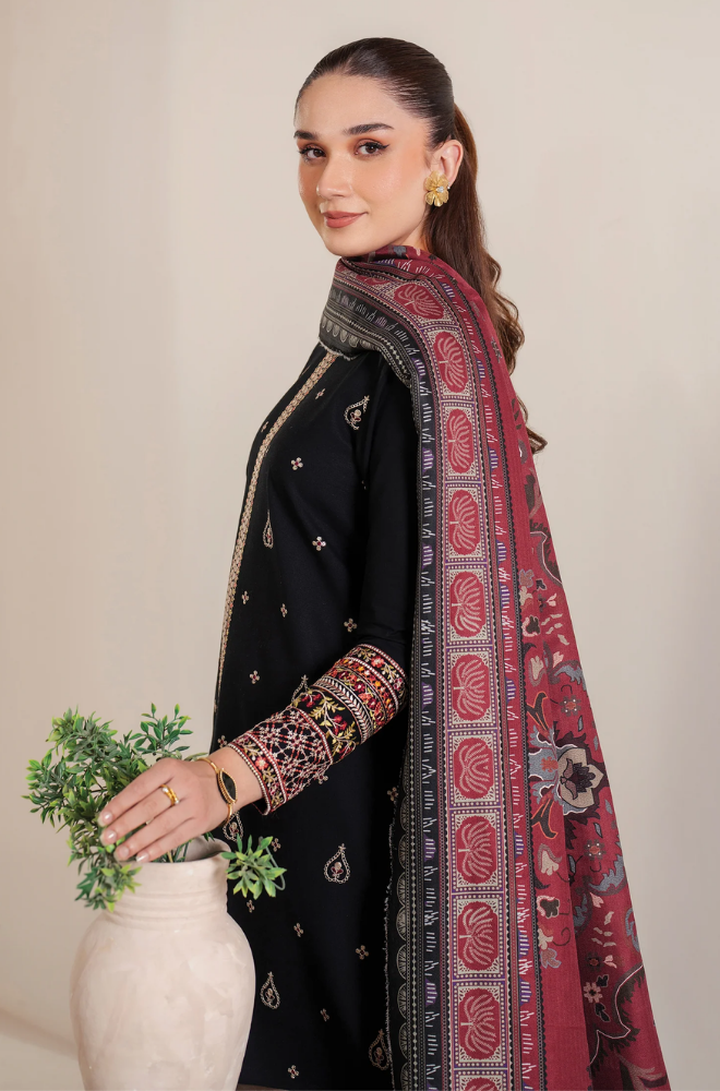 Garnet - 3PC Lawn Embroidered Suit - BFB0222