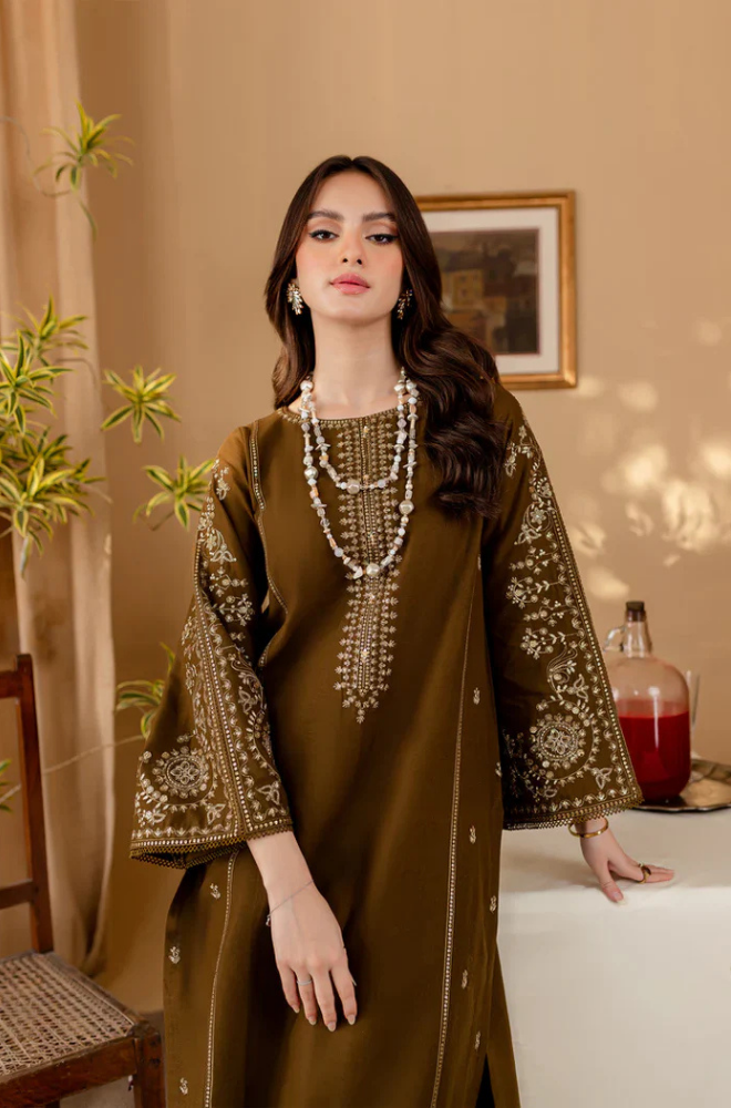 Baroque - 2PC Lawn Embroidered Suit- FFU0160