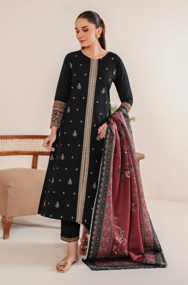 Garnet - 3PC Lawn Embroidered Suit - BFB0222