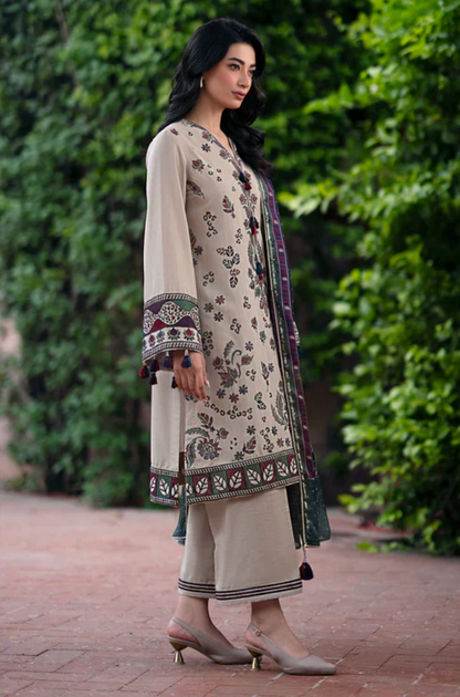 Jazmin - 3PC Lawn Embroidered Suit - BFB0261