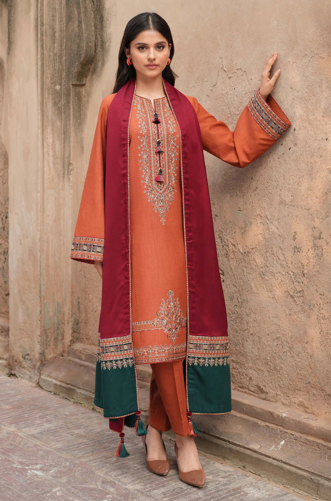 Jazmin - 3PC Lawn Embroidered Suit - BFB0223