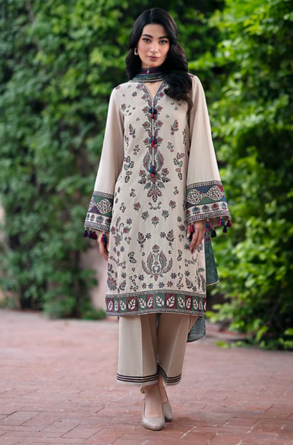 Jazmin - 3PC Lawn Embroidered Suit - BFB0261