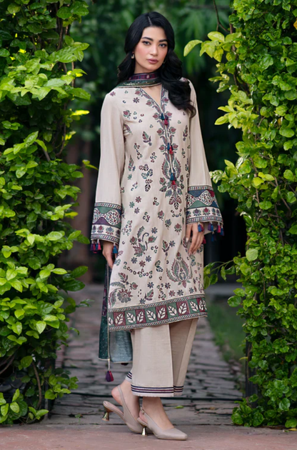 Jazmin - 3PC Lawn Embroidered Suit - BFB0261