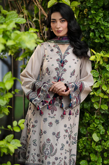 Jazmin - 3PC Lawn Embroidered Suit - BFB0261