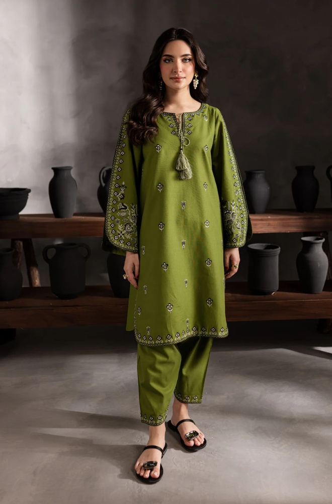 Batik - 2PC Lawn Embroidered Suit - FFU0196