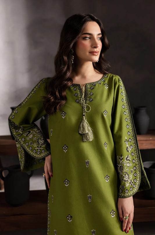 Batik - 2PC Lawn Embroidered Suit - FFB0241