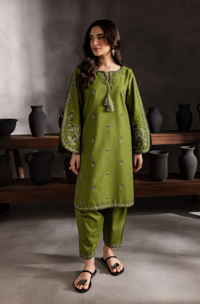 Batik - 2PC Lawn Embroidered Suit - FFU0196