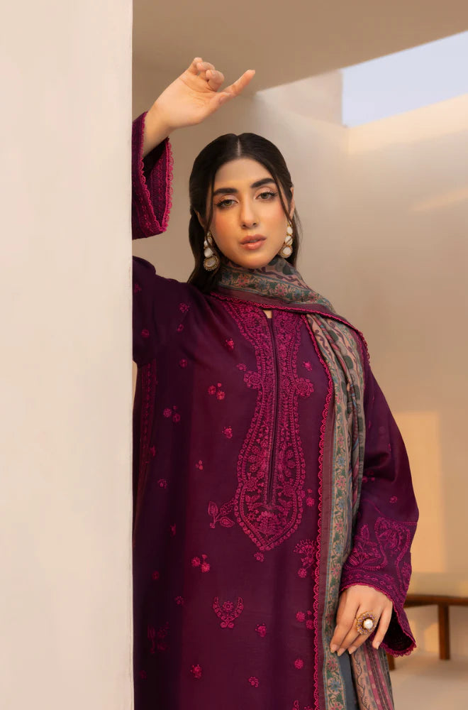 Mohagni - 3PC Lawn Embroidered Suit - FFU0293