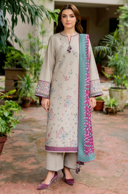 Jazmin - 3PC Lawn Embroidered Suit - BFB0245