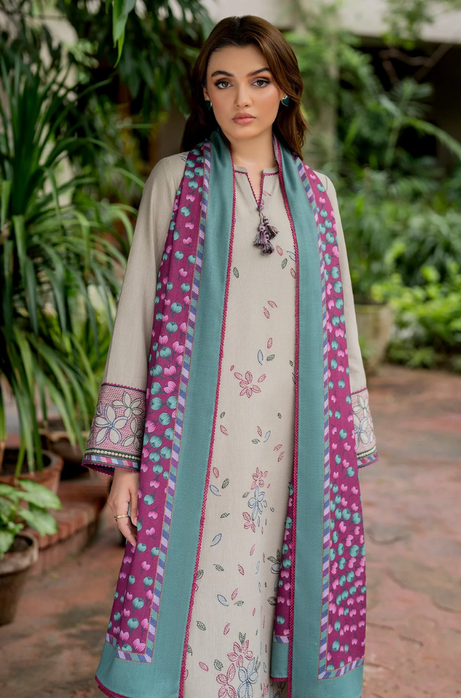 Jazmin - 3PC Lawn Embroidered Suit - BFB0245