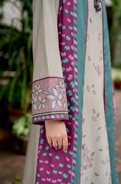 Jazmin - 3PC Lawn Embroidered Suit - BFB0245