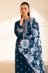 Jazmin - 3PC Lawn Embroidered Suit - FFU0207 - Farakh Fabrics