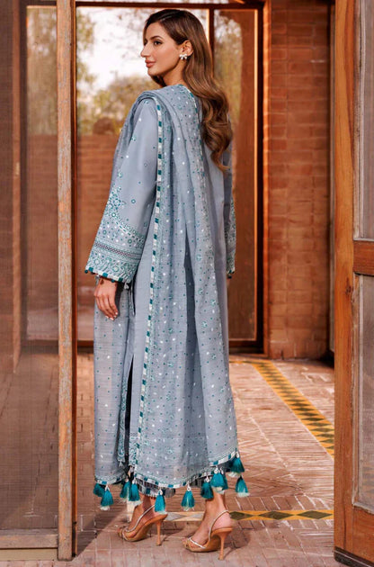 Farasha - 3PC Lawn Embroidered Suit - BFU0091