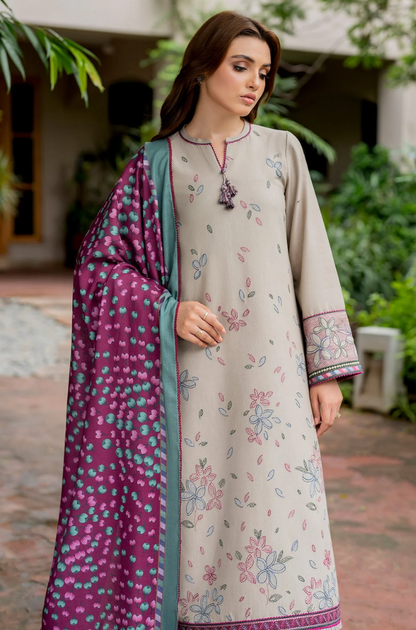 Jazmin - 3PC Lawn Embroidered Suit - BFB0245