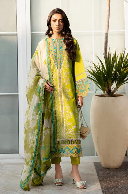 Charizma - 3PC Lawn Embroidered Suit - BFB0246