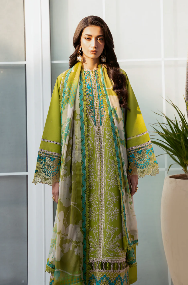 Charizma - 3PC Lawn Embroidered Suit - BFB0246