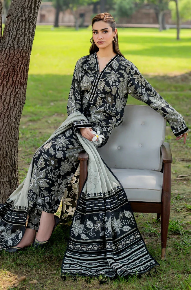 Boraque - 3PC Lawn Printed Suit - FFB0196