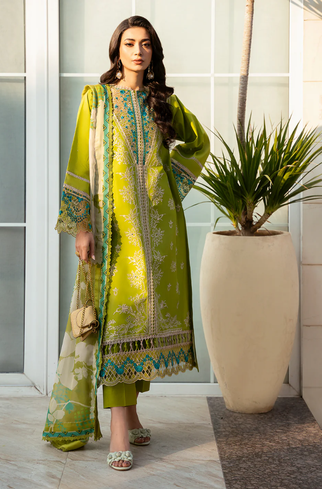 Charizma - 3PC Lawn Embroidered Suit - BFB0246