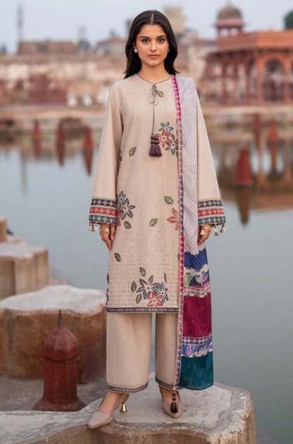 Jazmin - 3PC Lawn Embroidered Suit - BFB0247