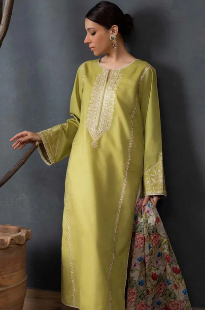 Coco By ZaraShahjahan - 3PC Lawn Embroidered Suit - BFB0230