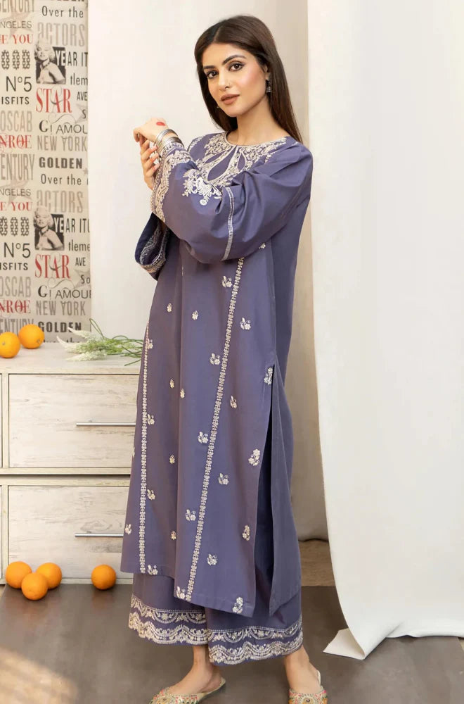 URGE - 3PC Lawn Embroidered Suit - BFU0283 - Farakh Fabrics